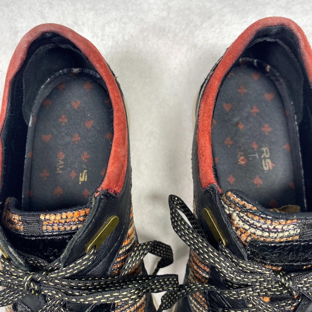 Skechers Black & Gold Metallic Retro Sneakers 9 - Picture 9 of 11